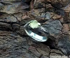 Žiedas su peridotu “Elfų lobis” - Paveikslėlis 2