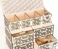 Medinė Papuošalų komoda – dėžutė - Paveikslėlis 3
